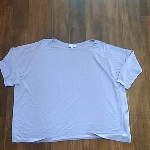 PIKO tunic. Size small. Lavender. 3/4 sleeve